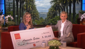 Ellen: Amanda Eaton Big Teacher Surprise & Giving Back to Her Students