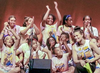 Idina Menzel offers girls A BroaderWay